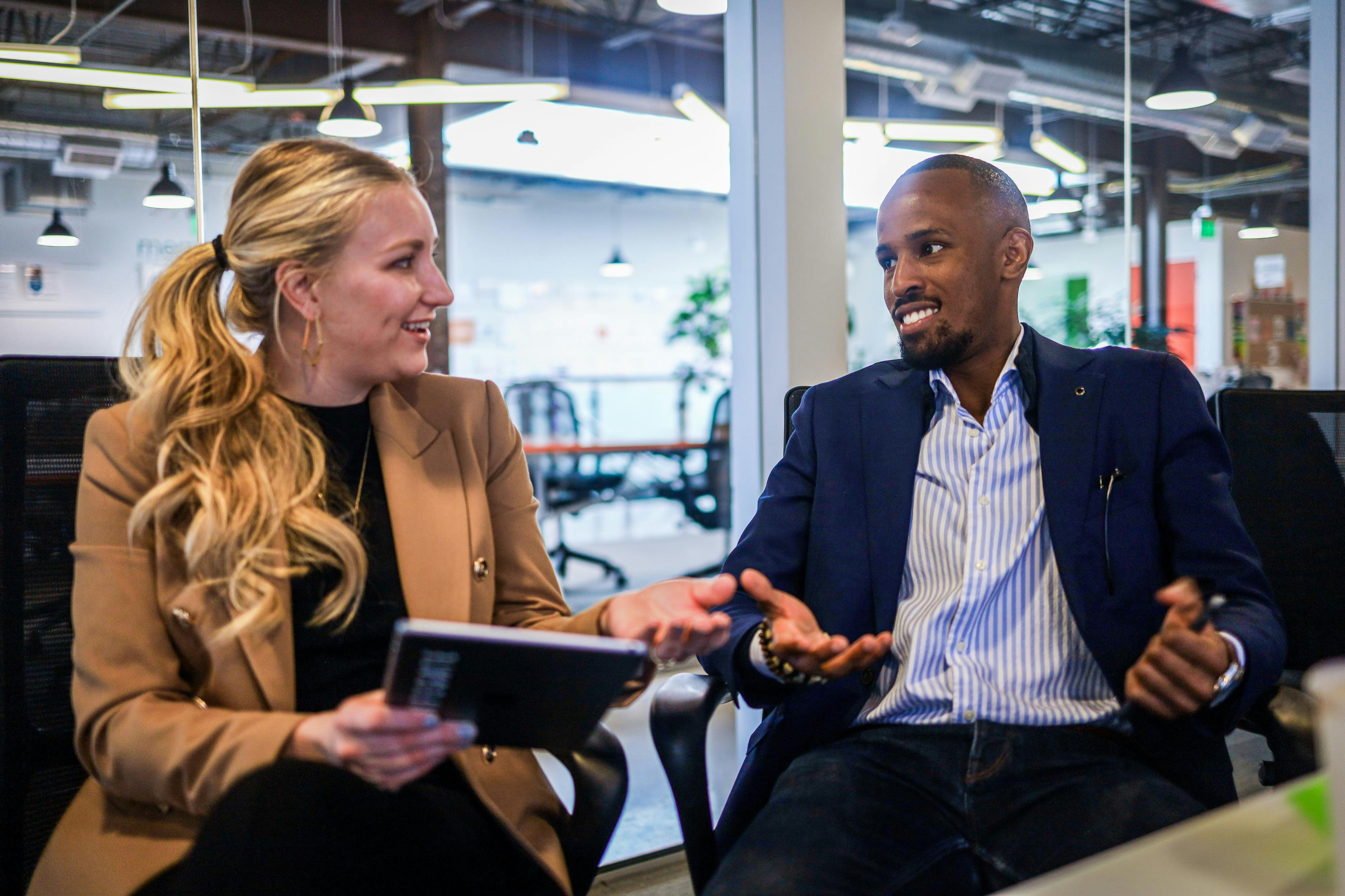 User interview session